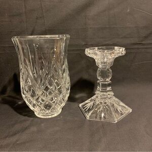 Vintage Lexington Hurricane Lamp Shannon 24% Lead Crystal 11 3/4” New In Box